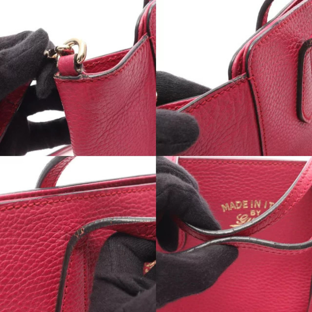 Gucci Leather Pink Handbag Swing - Picture 9 of 10